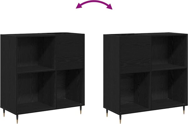 VidaXL Skříňka na LP desky 84,5x38x89 cm kompozitní dřevo [862910] Barva: dub artisan
