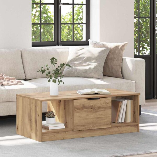 VidaXL Konferenční stolek 102 x 50 x 36 cm kompozitní dřevo [880521] Barva: Staré dřevo
