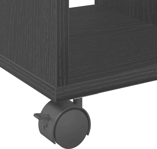 VidaXL Odkládací stolek na kolečkách 50x30x55 cm kompozit [869146] Barva: dub artisan