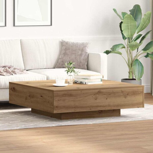 VidaXL Konferenční stolek 100x100x31 cm kompozitní dřevo [863005] Barva: Staré dřevo