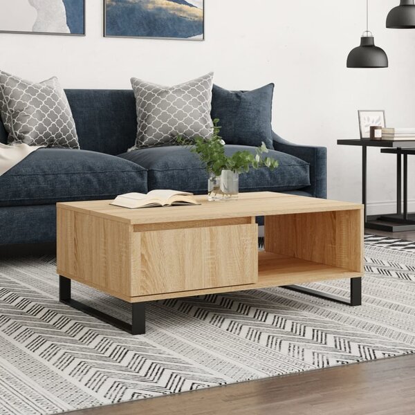 VidaXL Konferenční stolek 90 x 60 x 35 cm kompozitní dřevo [882591] Barva: dub artisan