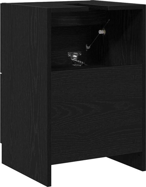 VidaXL Skříňka pod umyvadlo 40x37x59 cm kompozitní dřevo [868814] Barva: kouřový dub