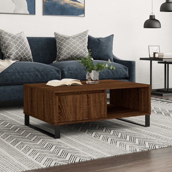 VidaXL Konferenční stolek 90 x 60 x 35 cm kompozitní dřevo [882591] Barva: dub artisan