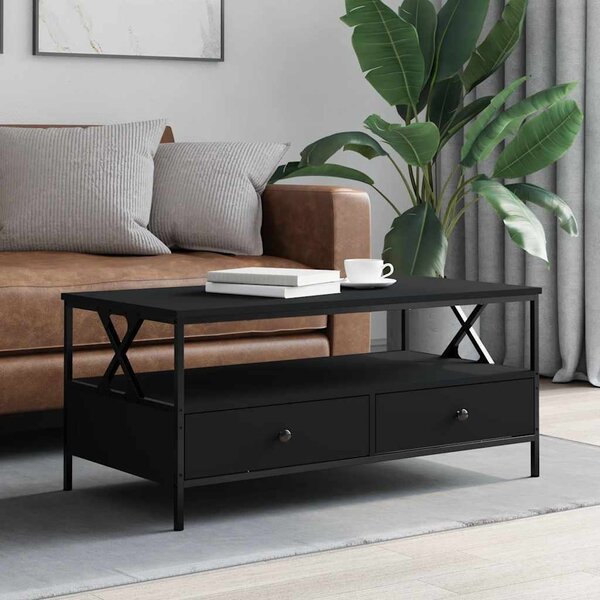 VidaXL Konferenční stolek 100 x 51 x 45 cm kompozitní dřevo [874096] Barva: Staré dřevo