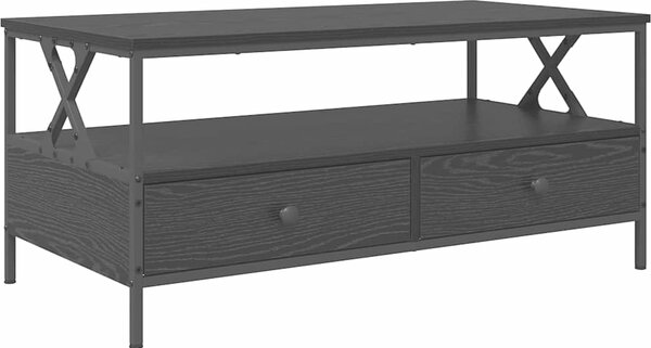 VidaXL Konferenční stolek 100 x 51 x 45 cm kompozitní dřevo [874096] Barva: Staré dřevo