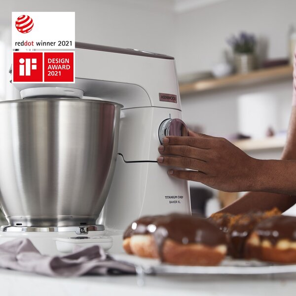 Kenwood Titanium Chef Baker XL kuchyňský robot 1200 W 7 l Bílá Vestavěná stupnice