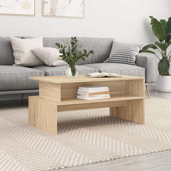 VidaXL Konferenční stolek 90x55x42,5 cm kompozitní dřevo [875157] Barva: dub artisan