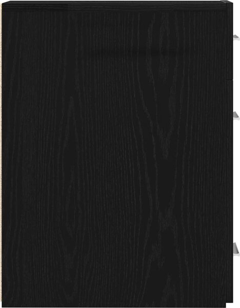 VidaXL Výsuvná skříňka s přihrádkami 20x45,5x60cm kompozit [862637] Barva: Černý dub