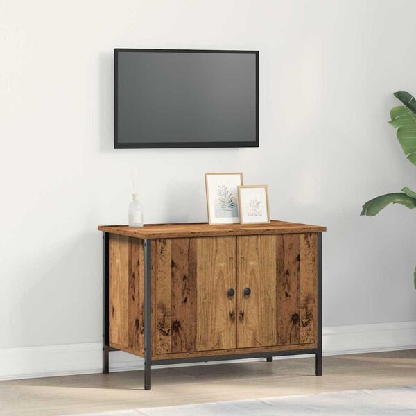 VidaXL TV stolek s dvířky, , 60 x 35 x 45 cm, konstrukční dřevo [873891] Barva: dub artisan