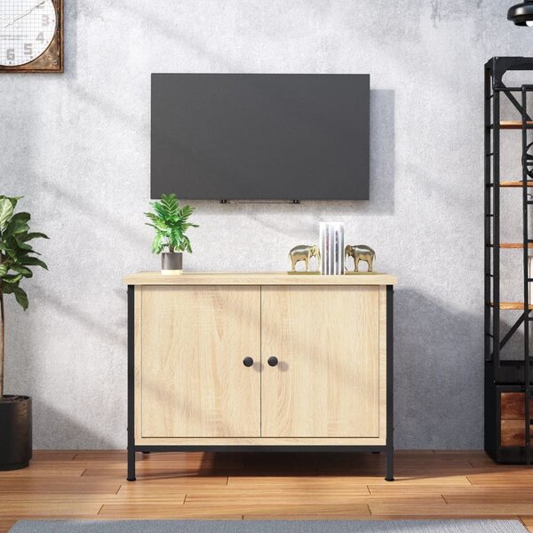 VidaXL TV stolek s dvířky, , 60 x 35 x 45 cm, konstrukční dřevo [873891] Barva: dub artisan