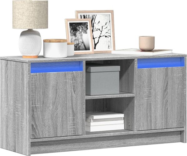 VidaXL TV skříňka s LED 100 x 34 x 50 cm kompozitní dřevo [873917] Barva: dub artisan
