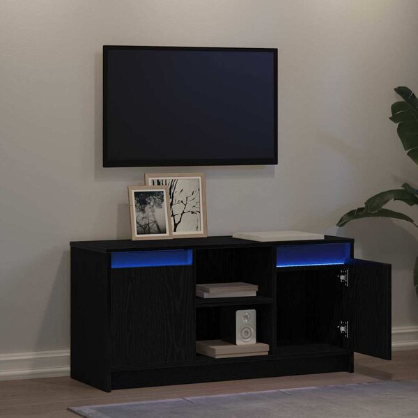 VidaXL TV skříňka s LED 100 x 34 x 50 cm kompozitní dřevo [873917] Barva: dub artisan