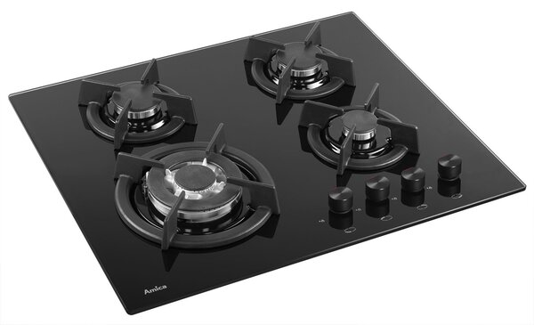 Amica PG6411SR varná deska Černá Vestavěné Plynový 4 zóna/zón