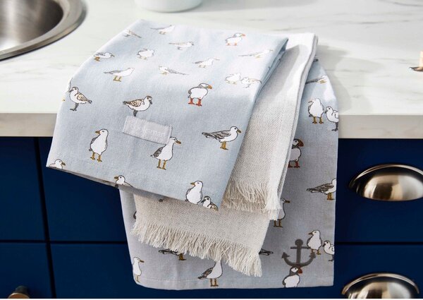 Utěrky v sadě 3 ks 45x65 cm Costal Birds – Cooksmart ®