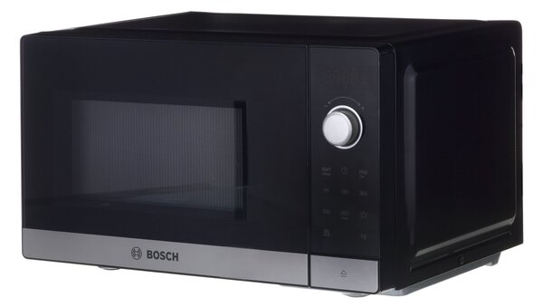 Bosch Serie 2 FFL023MS2 mikrovlnná trouba Pracovní deska Samostatná mikrovlnná trouba 20 l 800 W Černá, Nerezová ocel