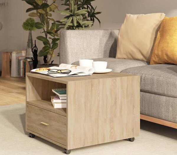 VidaXL Konferenční stolek 55 x 55 x 40 cm kompozitní dřevo [880470] Barva: Staré dřevo