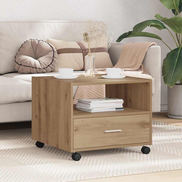 VidaXL Konferenční stolek 55 x 55 x 40 cm kompozitní dřevo [880470] Barva: Staré dřevo