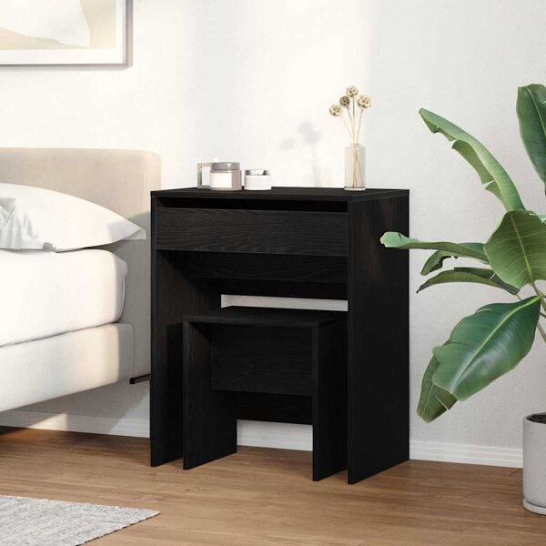 VidaXL Toaletní stolek se stoličkou 60 x 40 x 113,5 cm [868872] Barva: dub sonoma
