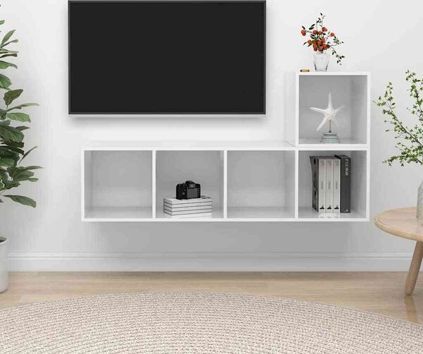 VidaXL 2dílný set TV skříněk dřevotříska [3393173] Barva: dub artisan