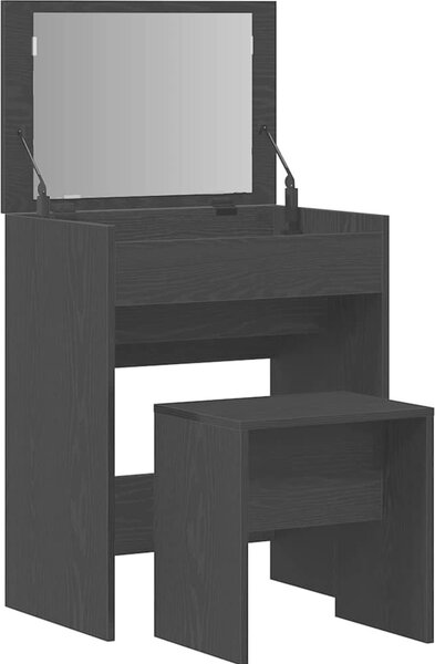 VidaXL Toaletní stolek se stoličkou 60 x 40 x 113,5 cm [868872] Barva: dub sonoma
