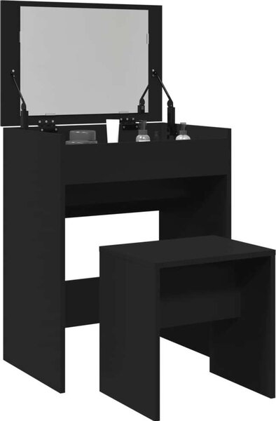 VidaXL Toaletní stolek se stoličkou 60 x 40 x 113,5 cm [868872] Barva: dub sonoma