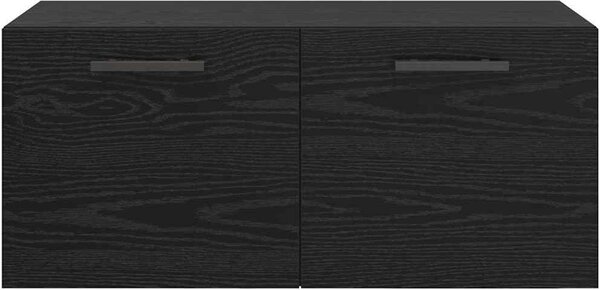 VidaXL Nástěnná skříňka 80 x 36,5 x 35 cm kompozitní dřevo [879560] Barva: Černý dub