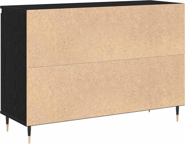 VidaXL Příborník 101,5 x 35 x 70 cm kompozitní dřevo [862147] Barva: Černý dub