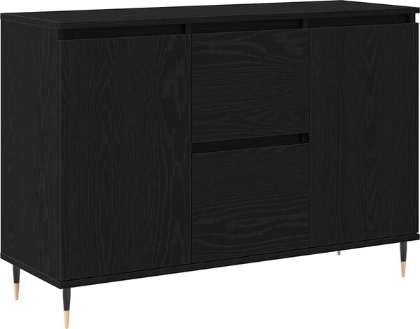 VidaXL Příborník 101,5 x 35 x 70 cm kompozitní dřevo [862147] Barva: Černý dub