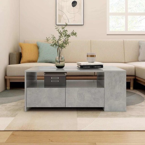 VidaXL Konferenční stolek 102x55x42 cm kompozitní dřevo [862733] Barva: Staré dřevo