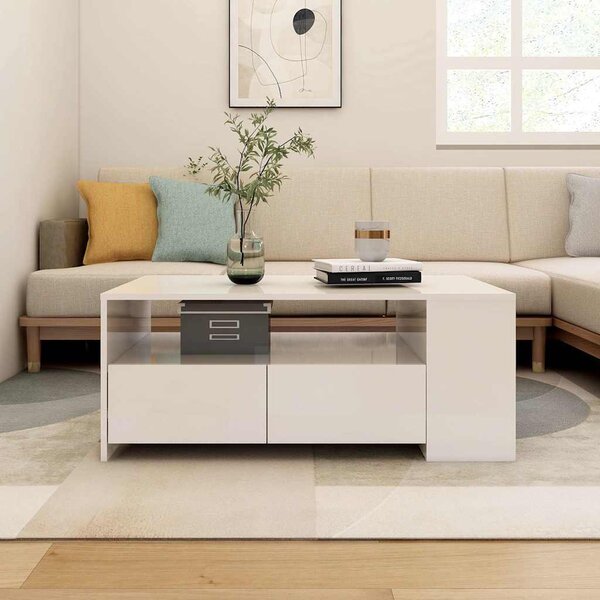 VidaXL Konferenční stolek 102x55x42 cm kompozitní dřevo [862733] Barva: Staré dřevo