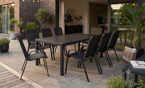 Zahradní jídelní set VIKING XL 190cm + 8x židle RAMADA