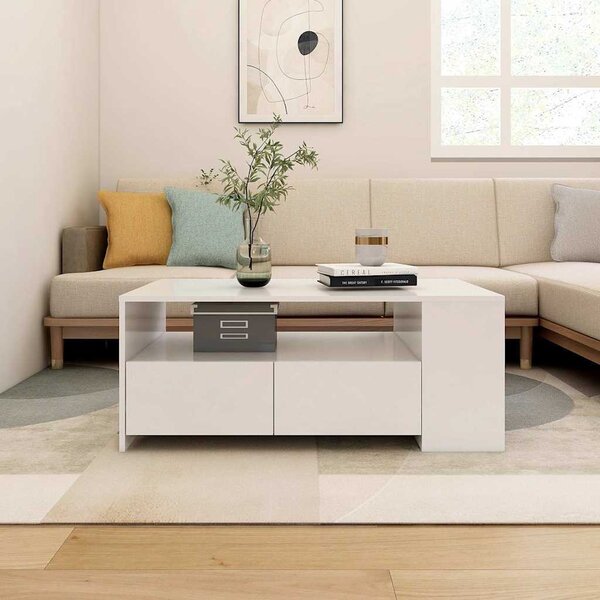 VidaXL Konferenční stolek 102x55x42 cm kompozitní dřevo [862733] Barva: Staré dřevo