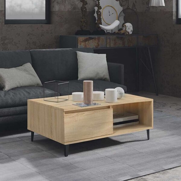 VidaXL Konferenční stolek 90 x 60 x 35 cm kompozitní dřevo [875118] Barva: dub artisan