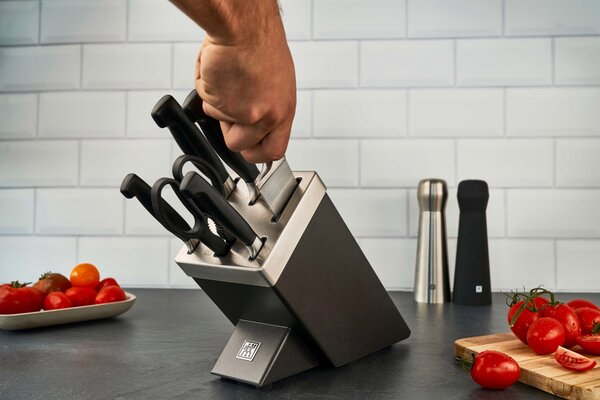 ZWILLING FOUR STAR 35148-507-0 sada kuchyňských příborů/nožů ve stojanu 7 kusů Šedá