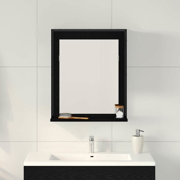 VidaXL Koupelnové zrcadlo s poličkou 50x12x60 cm kompozit [862222] Barva: dub artisan