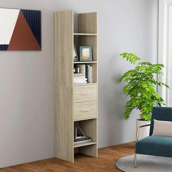 VidaXL Knihovna 40 x 35 x 180 cm kompozitní dřevo [875441] Barva: dub artisan