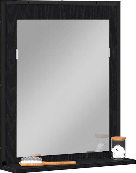 VidaXL Koupelnové zrcadlo s poličkou 50x12x60 cm kompozit [862222] Barva: dub artisan
