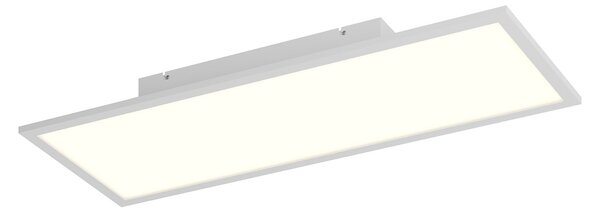 Stropní lampa Lindby, Luay, stmívatelné, Bílá, Kuchyně, Plast, Moderní