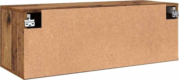 VidaXL Nástěnná skříňka 100x36,5x35 cm kompozitní dřevo [879573] Barva: Staré dřevo