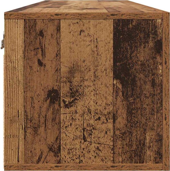 VidaXL Nástěnná skříňka 100x36,5x35 cm kompozitní dřevo [879573] Barva: Staré dřevo