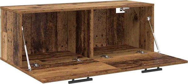 VidaXL Nástěnná skříňka 100x36,5x35 cm kompozitní dřevo [879573] Barva: Staré dřevo