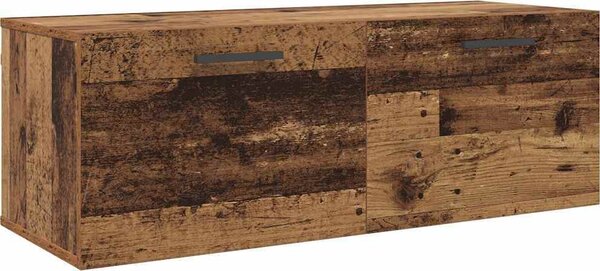 VidaXL Nástěnná skříňka 100x36,5x35 cm kompozitní dřevo [879573] Barva: Staré dřevo