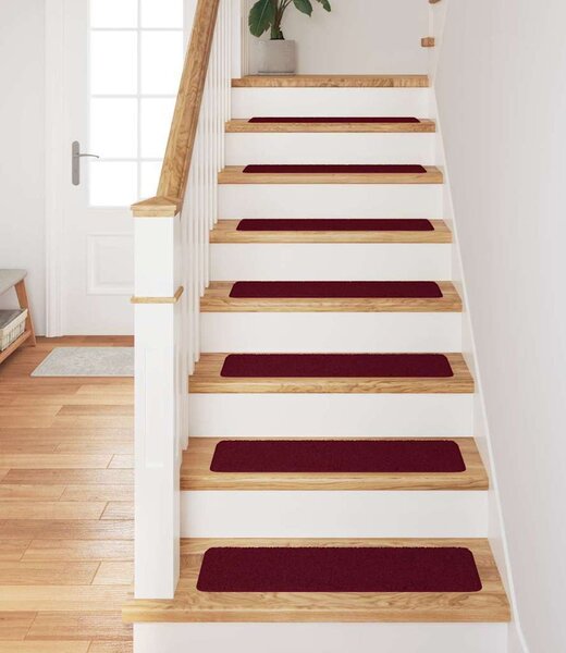 VidaXL Nášlapy na schody 15 ks 75 x 20 cm protiskluzové [4019813] Barva: Hnědá