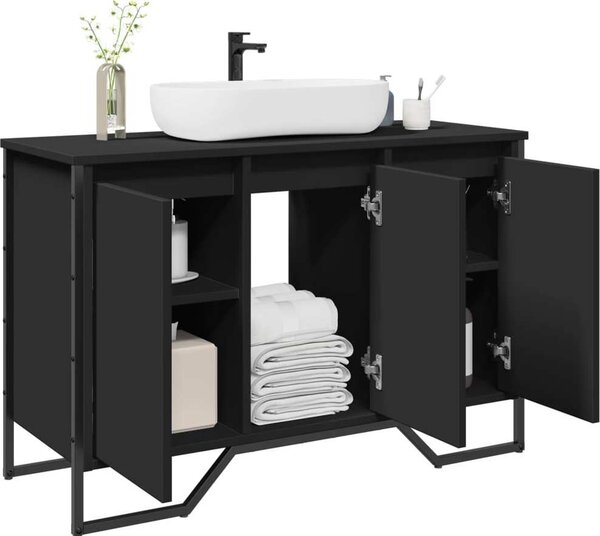 VidaXL Koupelnová skříňka pod umyvadlo 91x35x60 cm kompozit [869182] Barva: dub artisan