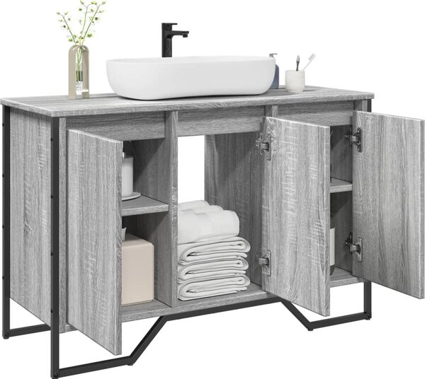 VidaXL Koupelnová skříňka pod umyvadlo 91x35x60 cm kompozit [869182] Barva: dub artisan