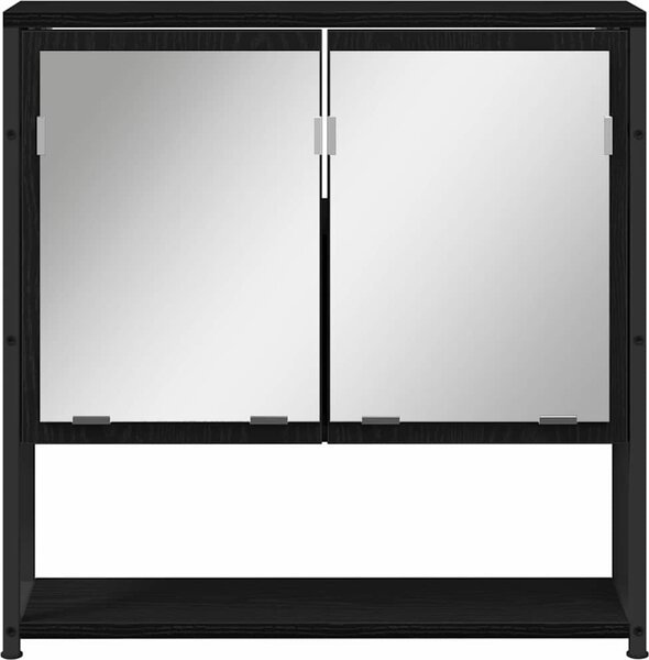 VidaXL Koupelnová skříňka se zrcadlem 60x16x60 cm kompozit [862225] Barva: Staré dřevo