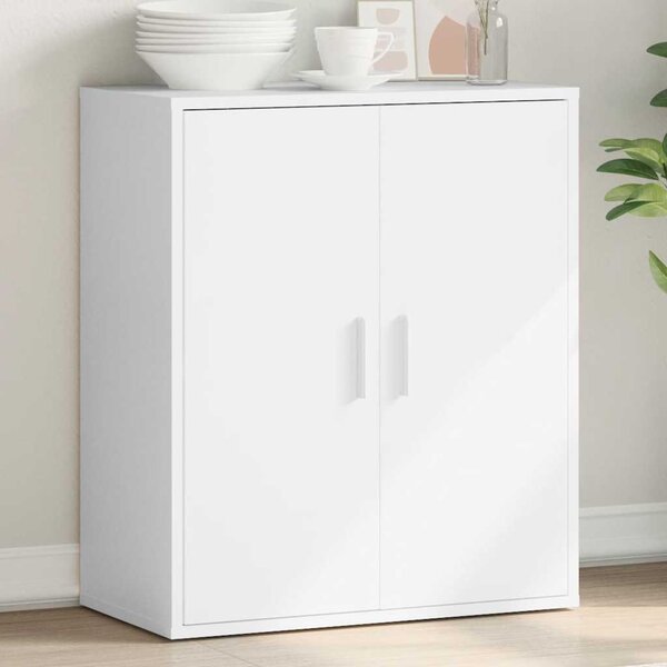 VidaXL Příborník 79 x 38 x 80 cm kompozitní dřevo [862269] Barva: Černý dub