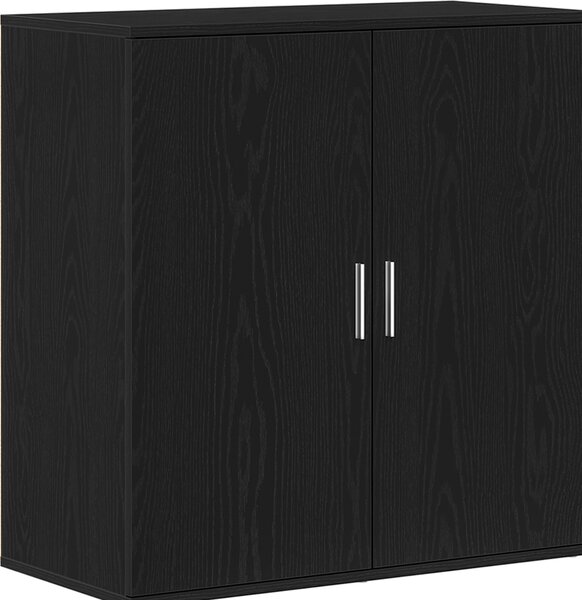 VidaXL Příborník 79 x 38 x 80 cm kompozitní dřevo [862269] Barva: Černý dub