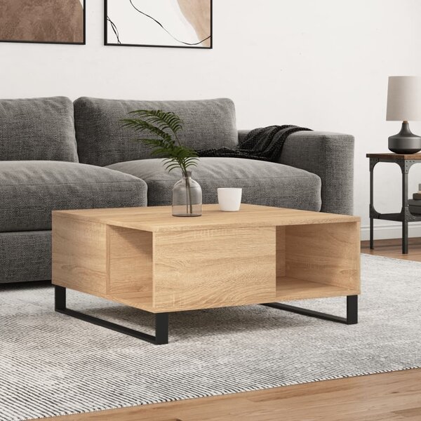 VidaXL Konferenční stolek 80 x 80 x 36,5 cm kompozitní dřevo [881671] Barva: dub artisan