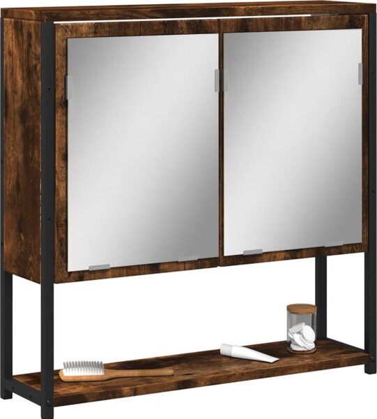 VidaXL Koupelnová skříňka se zrcadlem 60x16x60 cm kompozit [862225] Barva: Staré dřevo